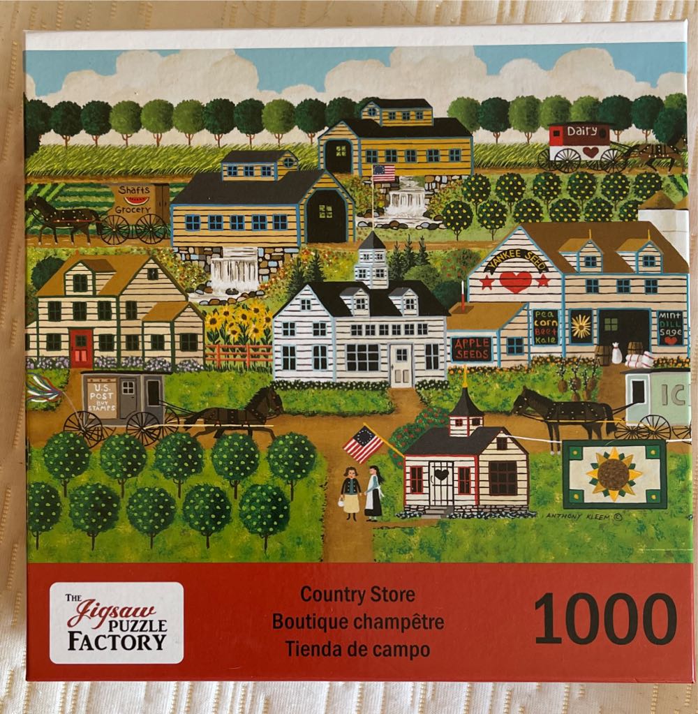 Christine Carey 500 Pc Bits And Pieces Jigsaw Puzzle Lighting The Tree