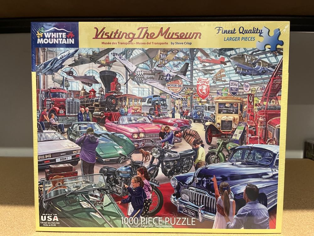 ZZ - Visiting The Museum (SOLD) - White Mountain Puzzles puzzle collectible [Barcode 724819265558] - Main Image 2