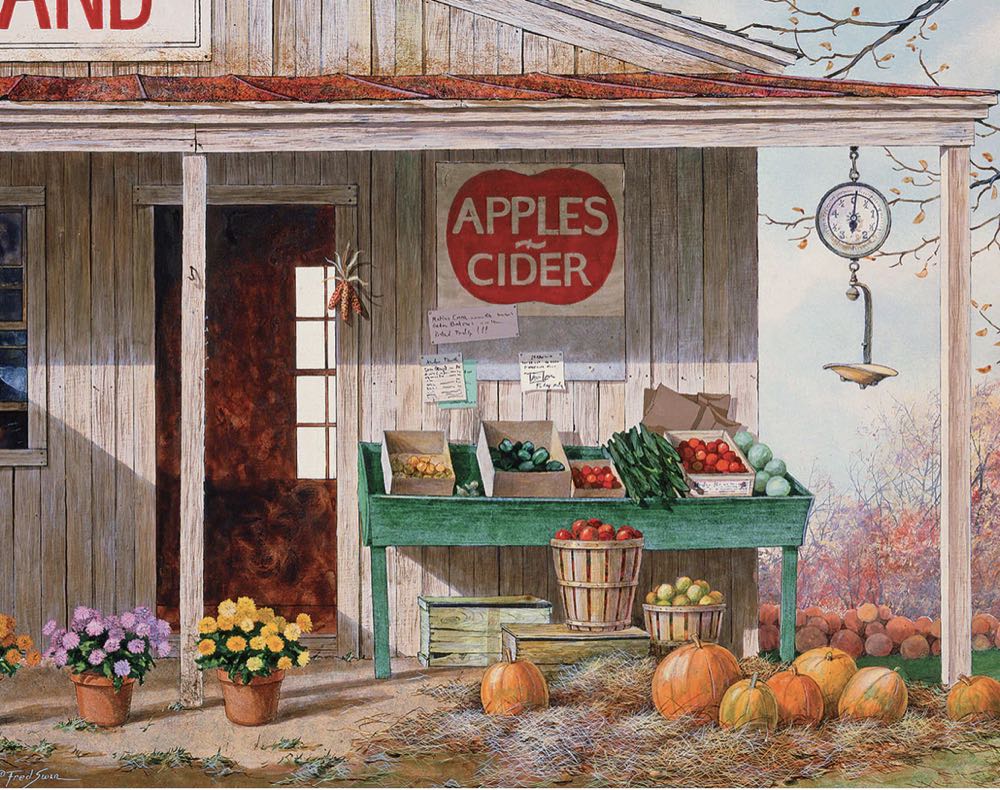 Apple Cider - White Mountain puzzle collectible [Barcode 724819265312] - Main Image 2