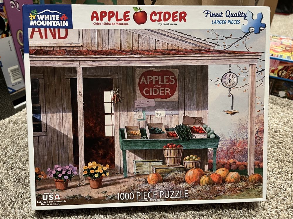 Apple Cider - White Mountain puzzle collectible [Barcode 724819265312] - Main Image 3