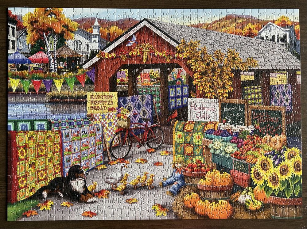 Harvest Festival - Cobble Hill puzzle collectible [Barcode 625012572514] - Main Image 2
