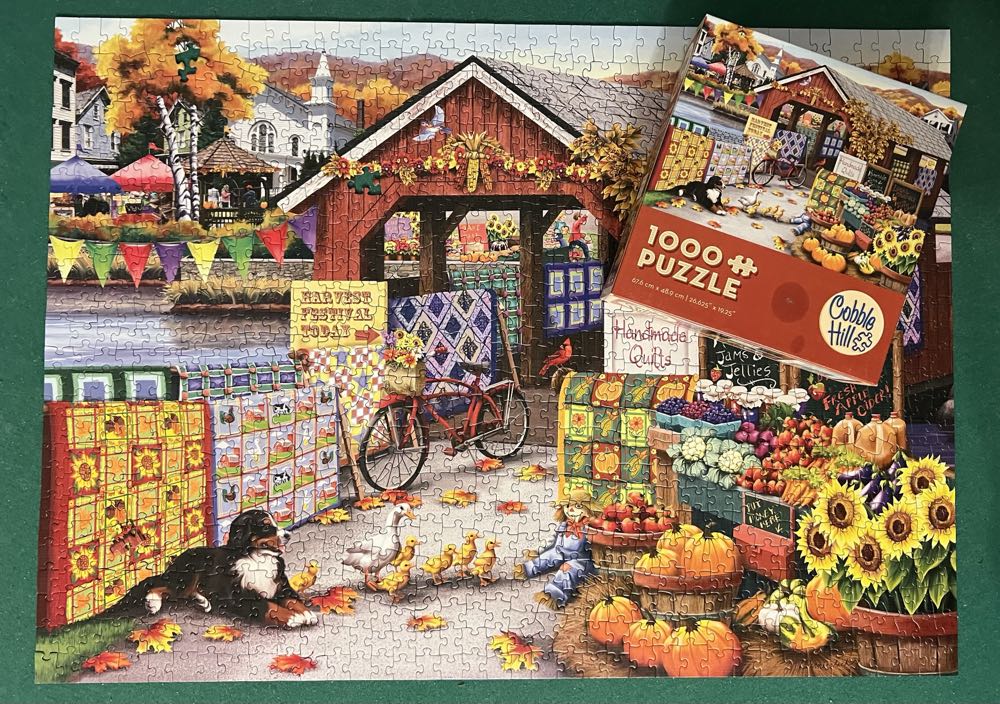 Harvest Festival - Cobble Hill puzzle collectible [Barcode 625012572514] - Main Image 4