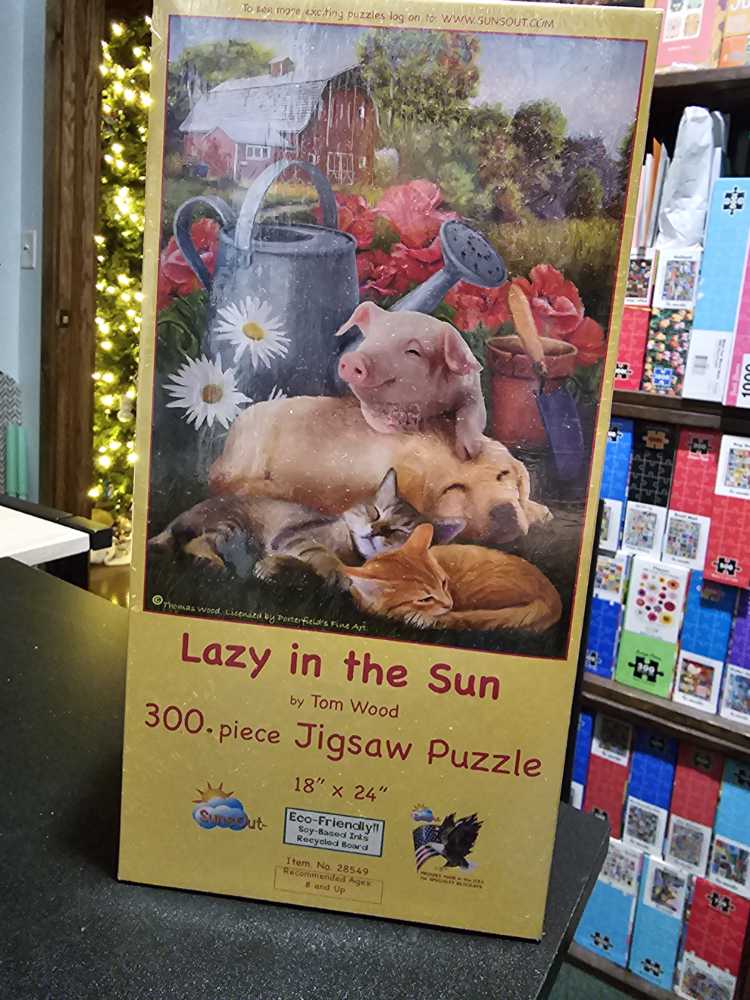 Lazy In The Sun - SunsOut puzzle collectible [Barcode 796780285491] - Main Image 4