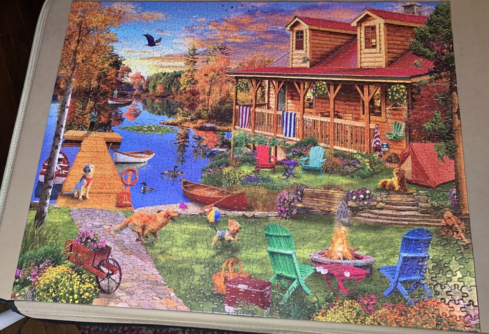 Adventures At The Lake - White Mountain Puzzles puzzle collectible - Main Image 2