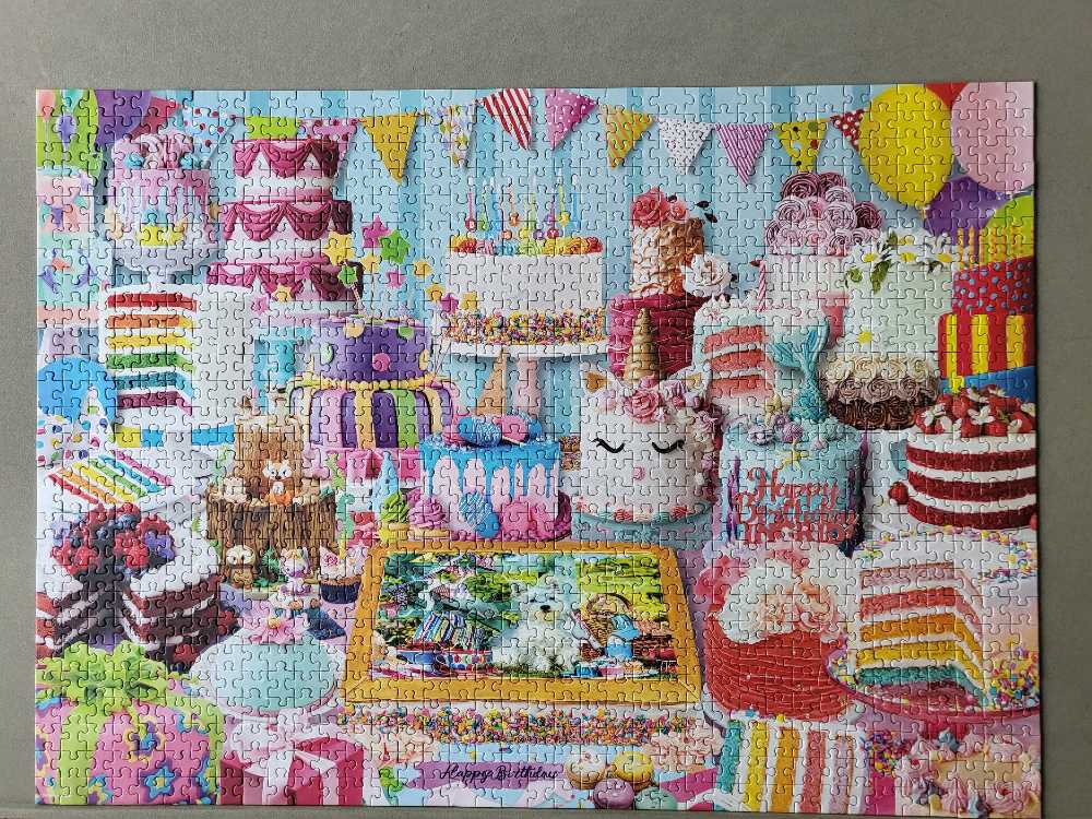 Birthday Party Cakes - EuroGraphics puzzle collectible [Barcode 628136657006] - Main Image 2