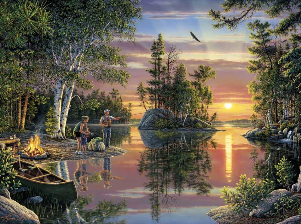 Catching Memories - Buffalo puzzle collectible [Barcode 079346116164] - Main Image 2