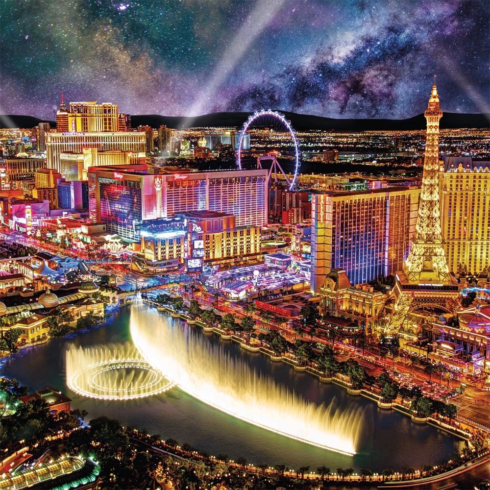 Las Vegas Night - Buffalo Games 🇺🇸 puzzle collectible [Barcode 079346028535] - Main Image 2