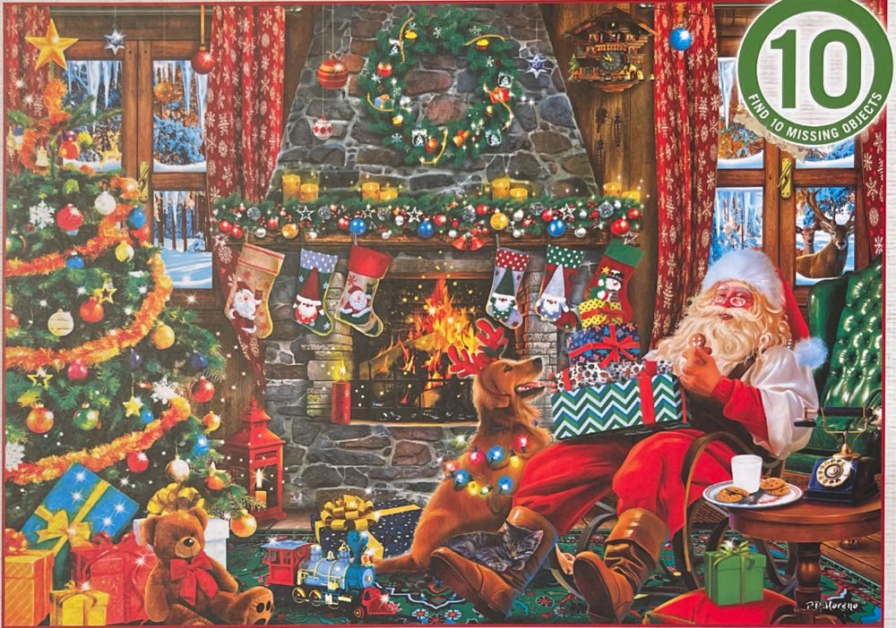 Christmas Surprise Seek & Find Shop Bins - Master Pieces puzzle collectible [Barcode 705988722998] - Main Image 2