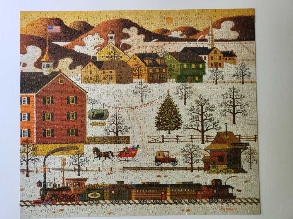 Her Captain’s Wistful Letter  - Milton Bradley puzzle collectible [Barcode 3037734046797] - Main Image 2