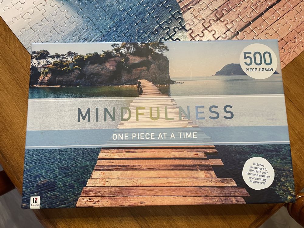Cameo Island, Port Sostis, Zakinthos, Greece. ”mindfulness One Piece At A Time” - Hinkler puzzle collectible [Barcode 810034891723] - Main Image 2