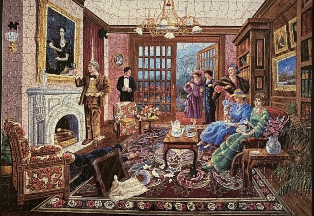Murder At Bedford Manor (V) - Bits And Pieces puzzle collectible [Barcode 192949033000] - Main Image 3