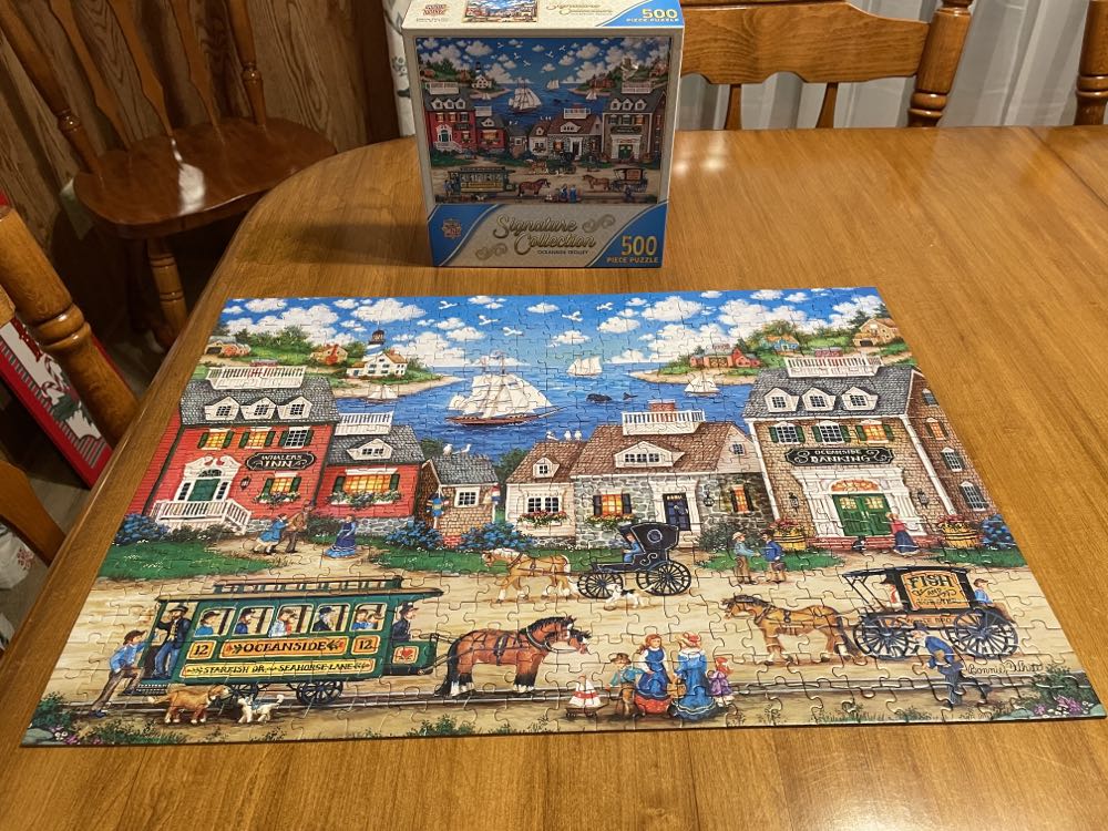 Oceanside Trolly - Master Pieces 🇺🇸 puzzle collectible [Barcode 705988505485] - Main Image 2