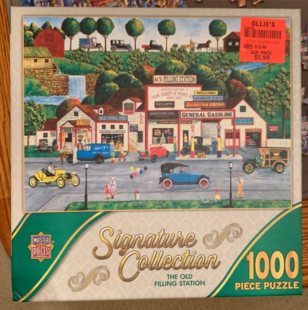 The Old Filling Station - Master Pieces puzzle collectible [Barcode 705988505485] - Main Image 1