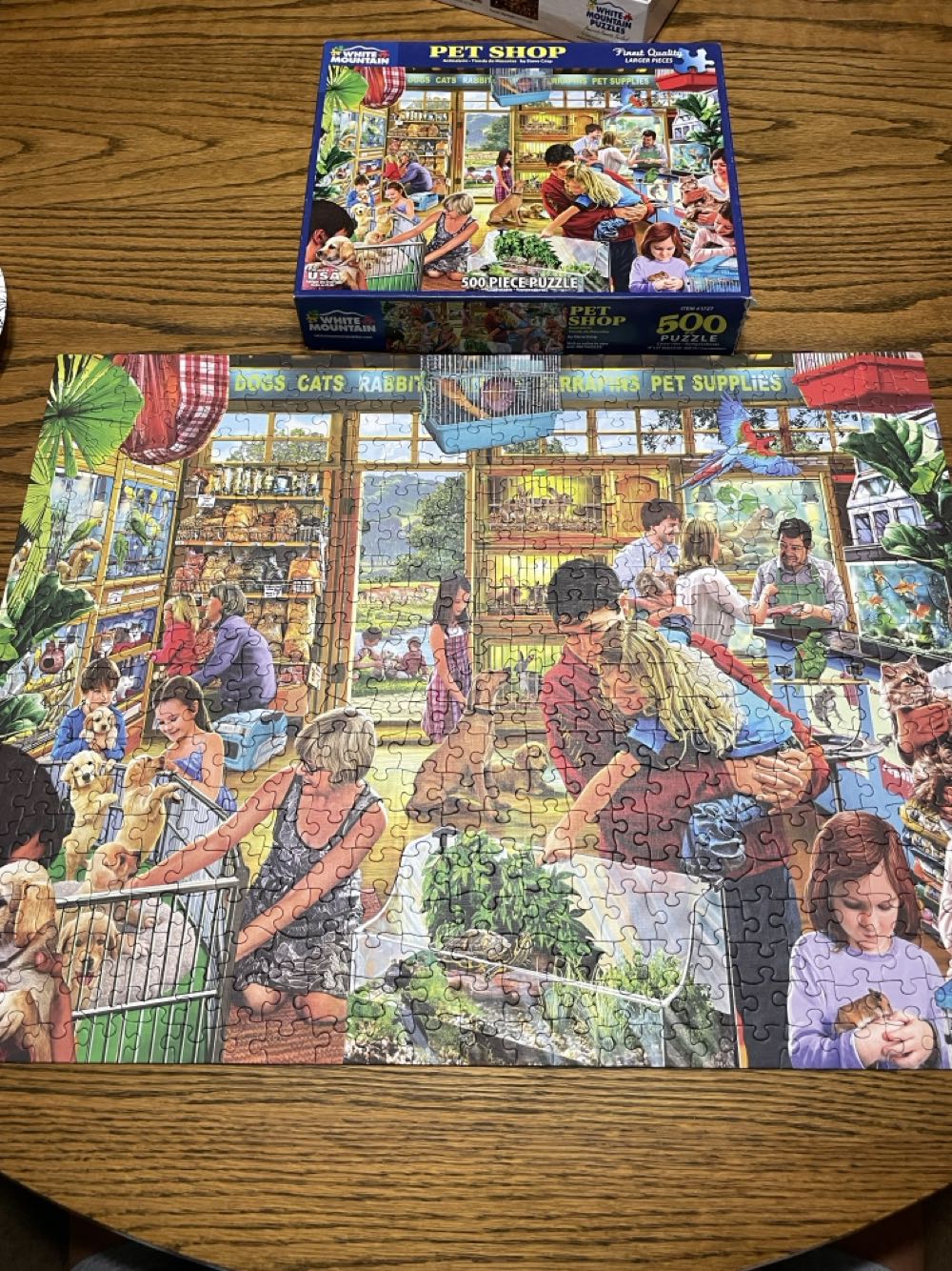 Pet Shop - White Mountain Puzzles, Inc. puzzle collectible [Barcode 724819265596] - Main Image 2