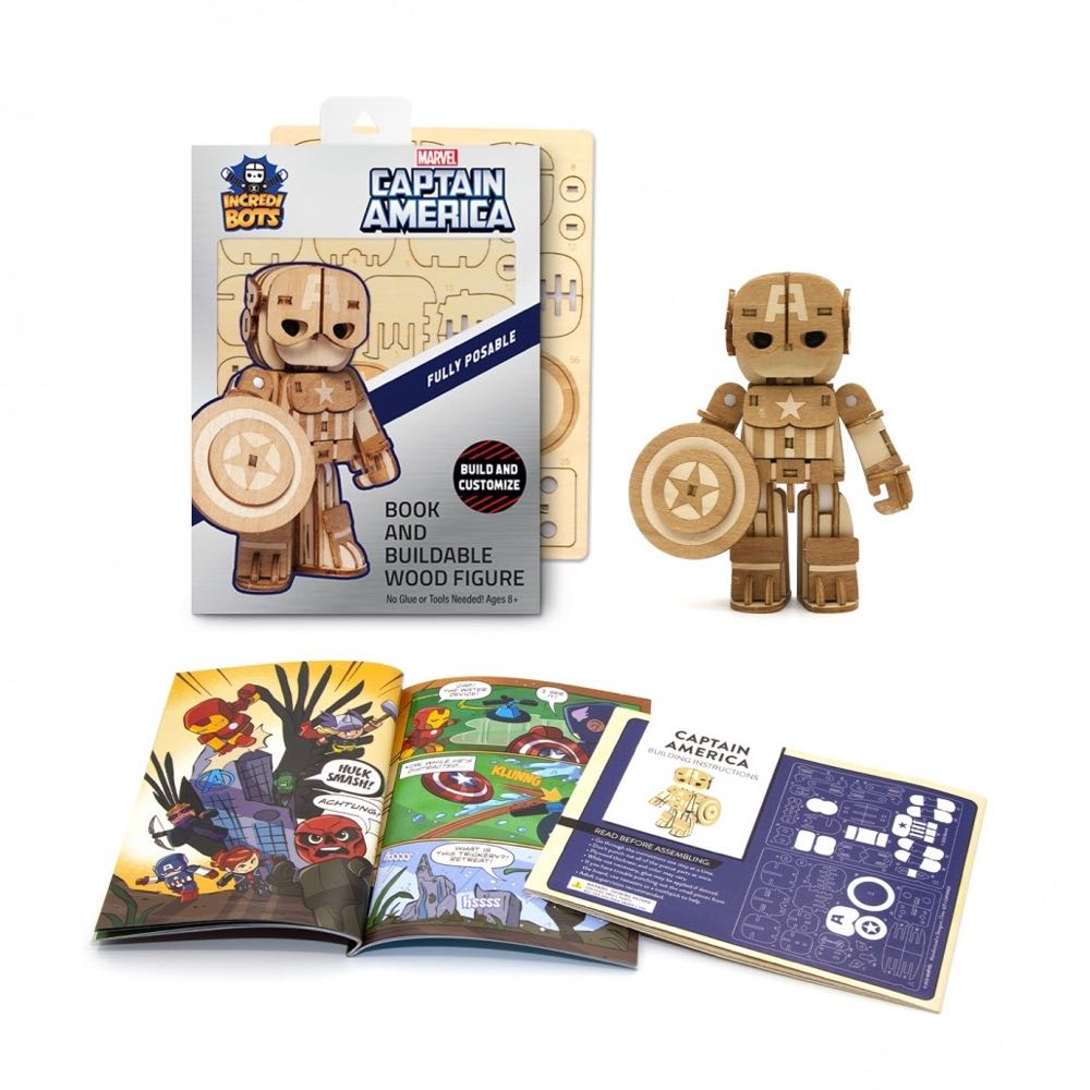 IncrediBots: Captain America - Incredi-build puzzle collectible - Main Image 3