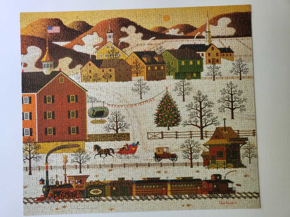 CW - Fox Meadow - Milton Bradley puzzle collectible [Barcode 032244046797] - Main Image 2