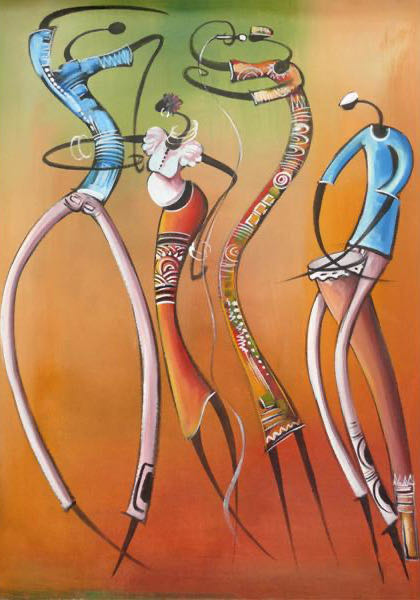 Dancing Africans - Magnolia puzzle collectible [Barcode 8699375066074] - Main Image 2