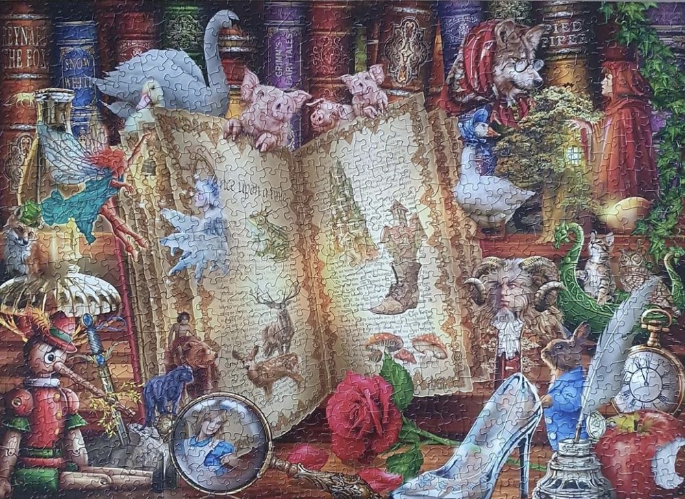 Story Time - Vermont Christmas Company puzzle collectible [Barcode 819273023834] - Main Image 3