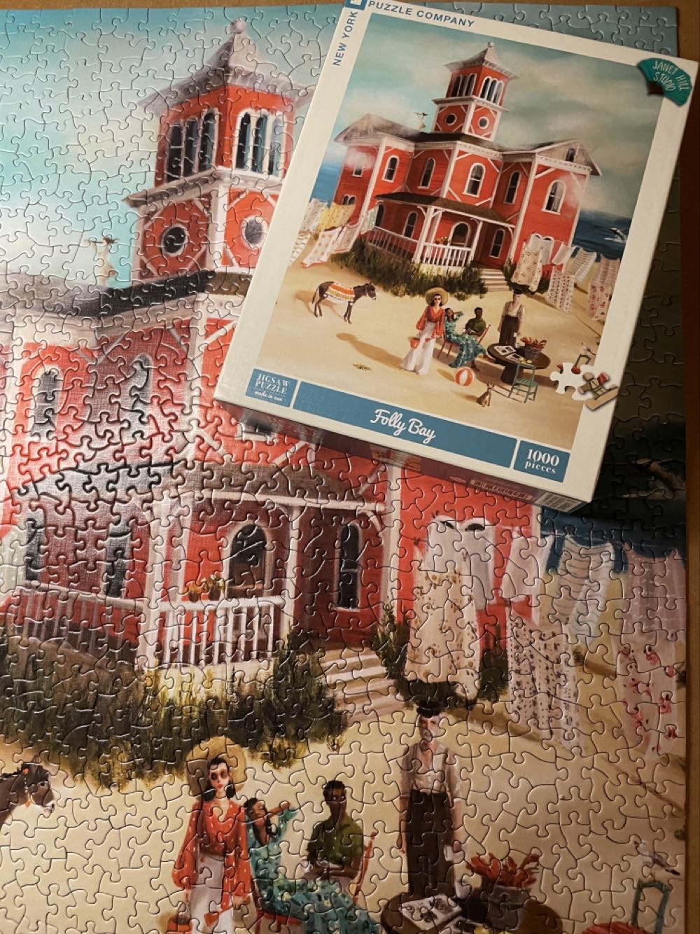 Folly Bay - New York Puzzle Company puzzle collectible [Barcode 819844019259] - Main Image 3