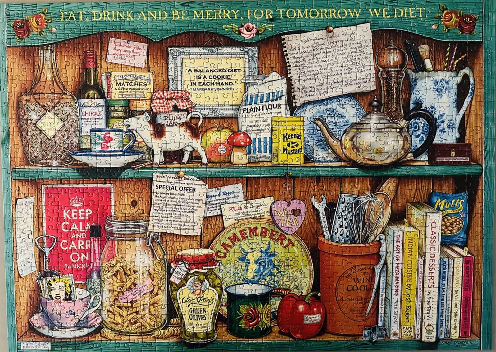 The Cook’s Cabinet - SOLD - Ravensburger puzzle collectible - Main Image 2