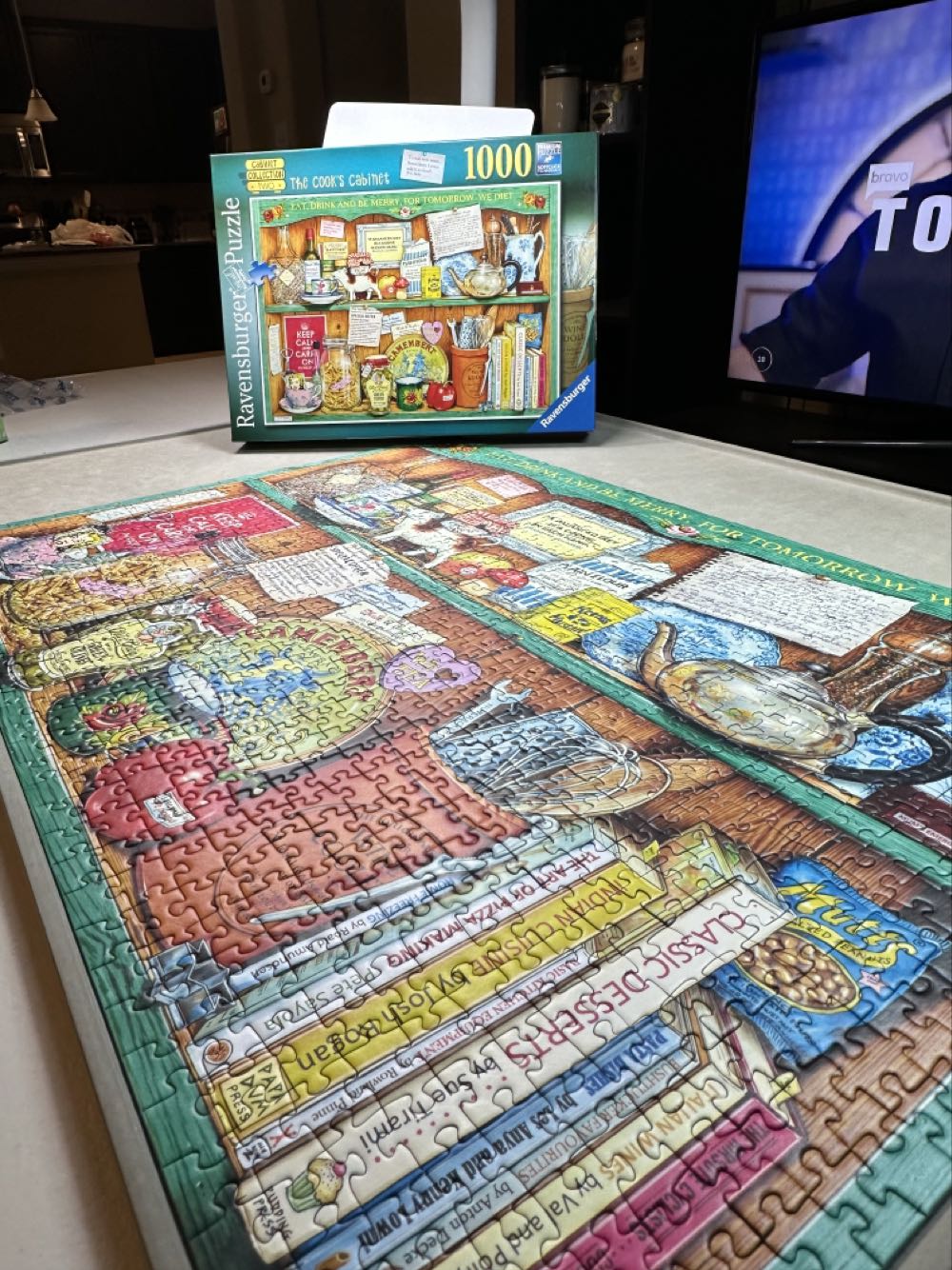 The Cook’s Cabinet - SOLD - Ravensburger puzzle collectible - Main Image 3