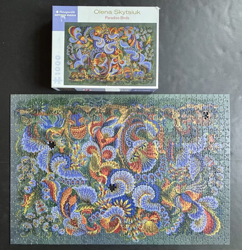 Paradise Birds - Pomegranate puzzle collectible [Barcode 9781087503370] - Main Image 2