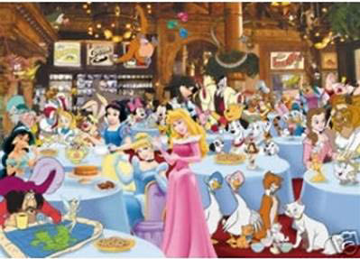 Disney Tea Party - King International puzzle collectible - Main Image 2