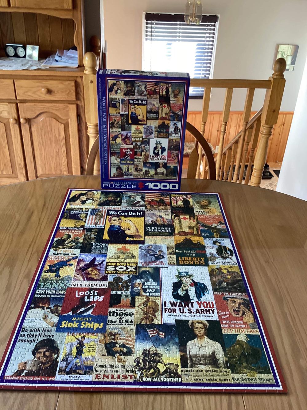 World War I & II - Vintage Posters - EuroGraphics puzzle collectible [Barcode 628136609371] - Main Image 2