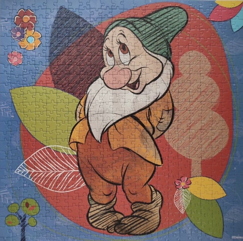 Disney Dwarfs Bashful🟦 - Ravensburger puzzle collectible [Barcode 4005556152407] - Main Image 3
