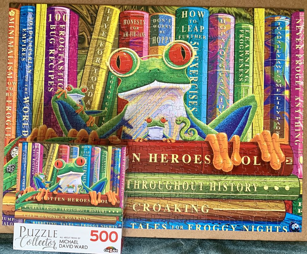 All About Frogs - CraZArt puzzle collectible [Barcode 4895145428248] - Main Image 4