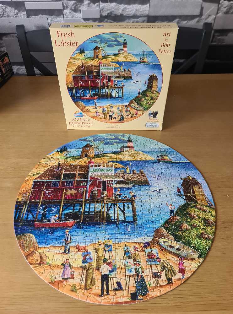 *Freshwater Lobster 😁 COMPLETED 24/10/2023 - SunsOut 🇺🇸 puzzle collectible - Main Image 3