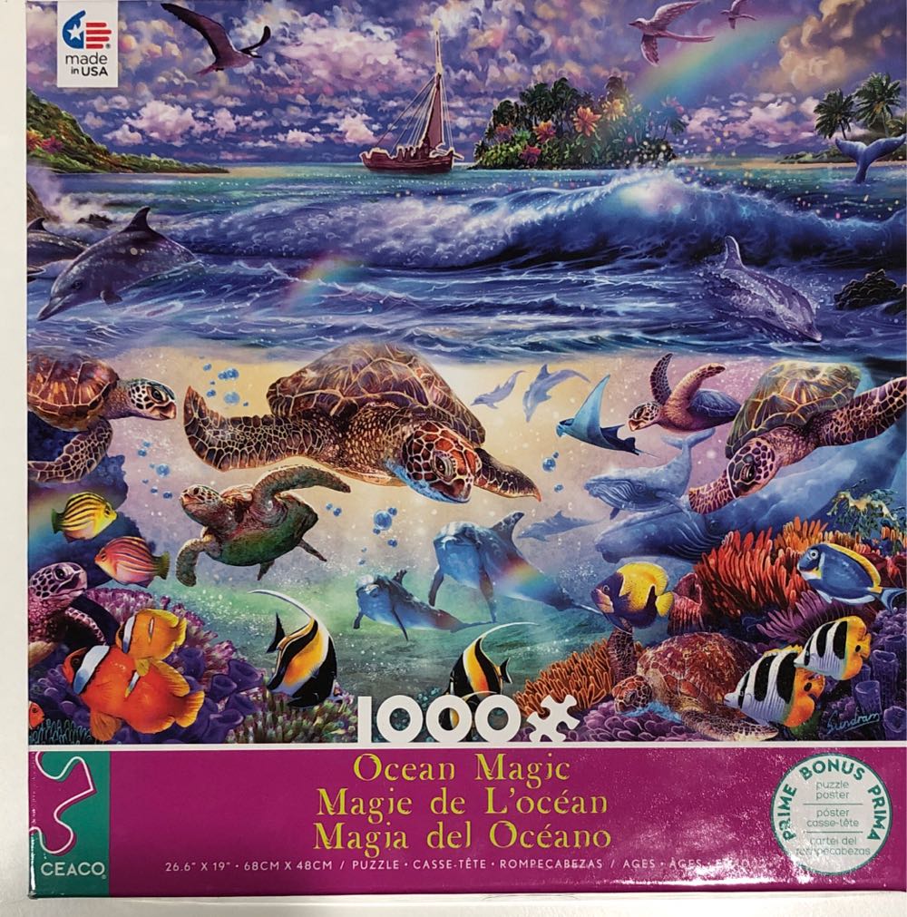 Ocean Magic - Ceaco puzzle collectible [Barcode 021081333030] - Main Image 2