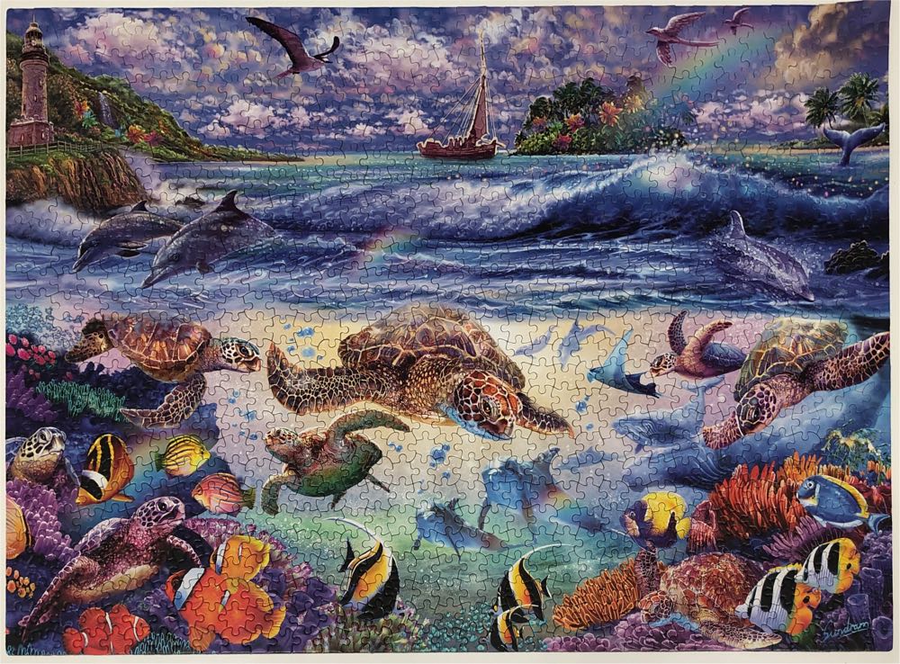 Ocean Magic - Ceaco puzzle collectible [Barcode 021081333030] - Main Image 3