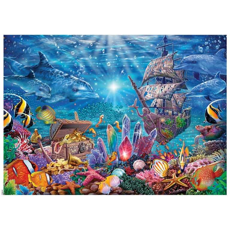 Ocean Magic - Treasures Of The Sea - Ceaco puzzle collectible [Barcode 021081333047] - Main Image 2
