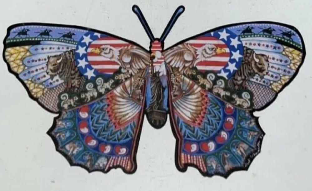 Americana Butterfly/Schmetterling - Weltbild puzzle collectible [Barcode 099252780075] - Main Image 2