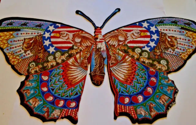 Americana Butterfly/Schmetterling - Weltbild puzzle collectible [Barcode 099252780075] - Main Image 3