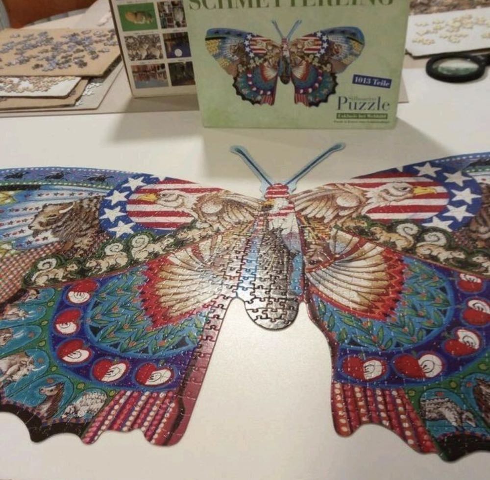 Americana Butterfly/Schmetterling - Weltbild puzzle collectible [Barcode 099252780075] - Main Image 4