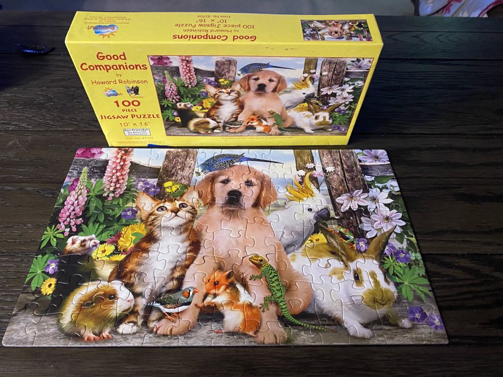 Good Companions - SunsOut puzzle collectible [Barcode 796780817098] - Main Image 2