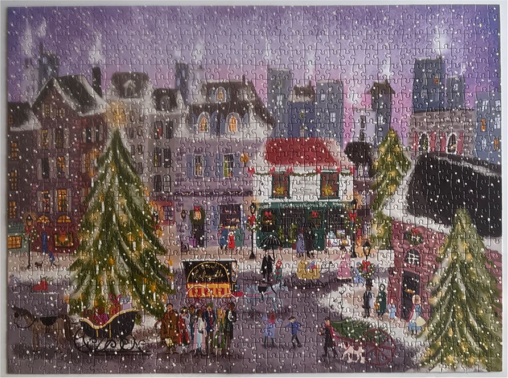 Christmas Square - Galison puzzle collectible [Barcode 9780735371187] - Main Image 2