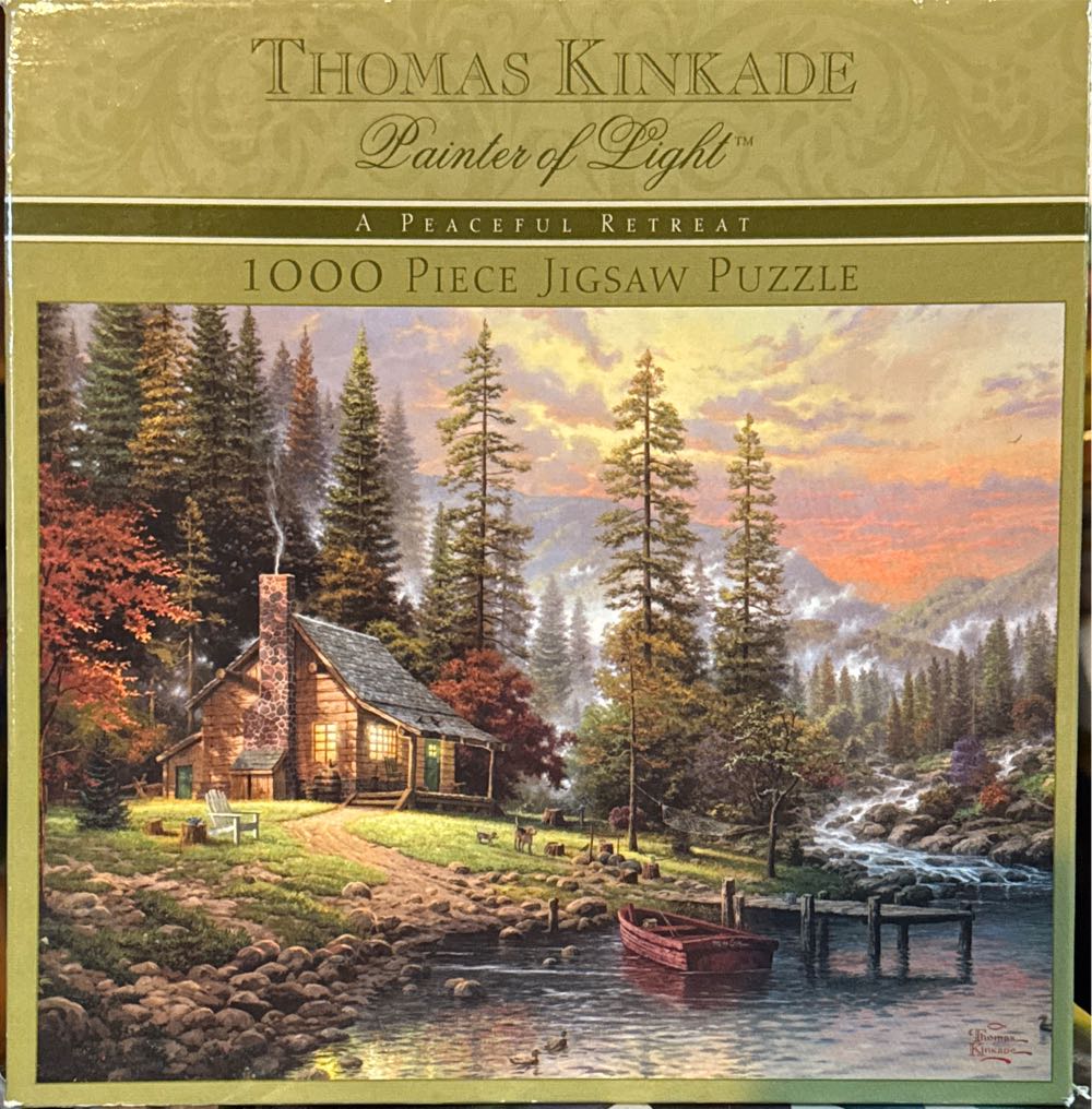 A Peaceful Retreat - Ceaco puzzle collectible [Barcode 021081033107] - Main Image 4