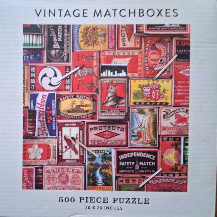 Vintage Matchboxes - Galison puzzle collectible [Barcode 9780735356573] - Main Image 2