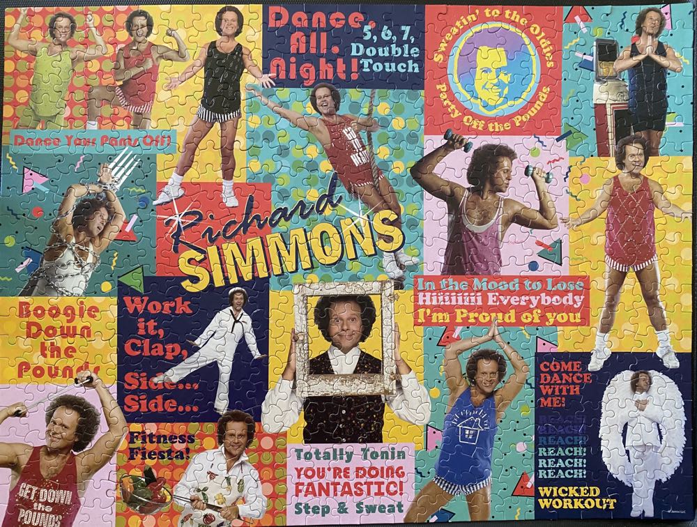 Richard Simmons Collage N/A - Ceaco puzzle collectible [Barcode 021081241052] - Main Image 2