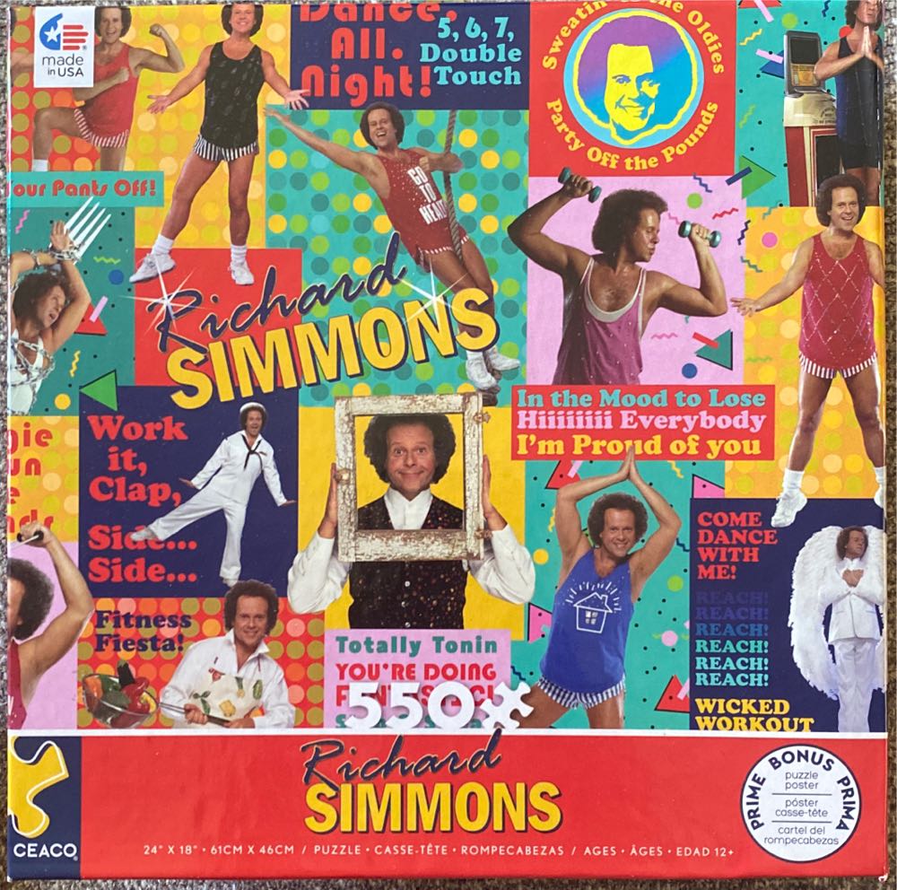 Richard Simmons Collage N/A - Ceaco puzzle collectible [Barcode 021081241052] - Main Image 3
