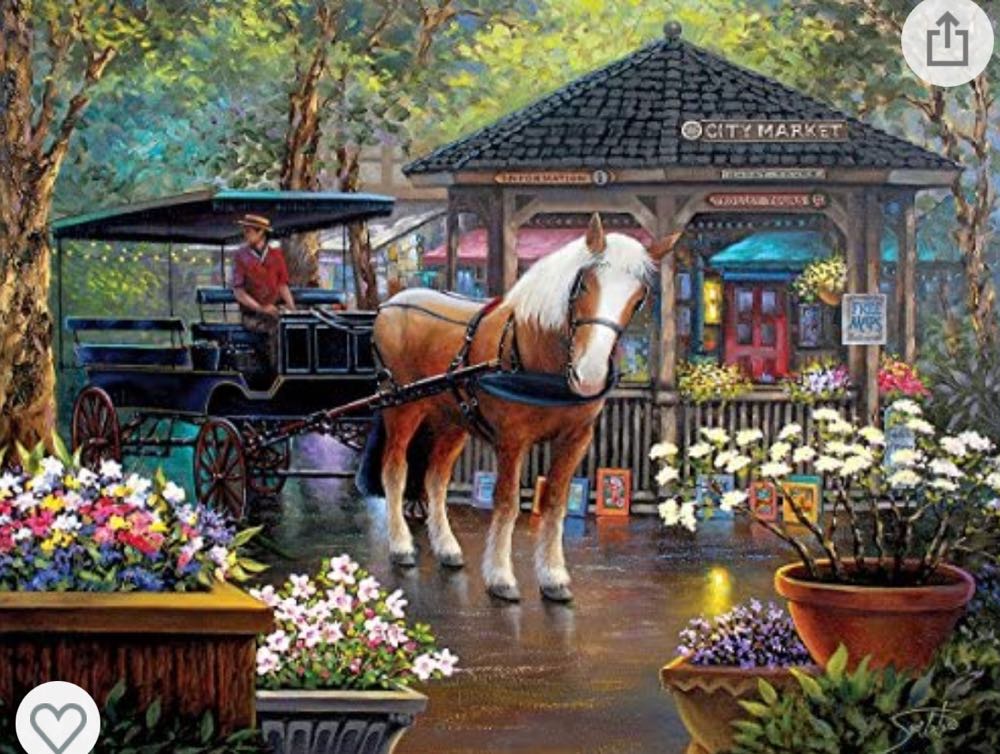 City Market-sold - White Mountain puzzle collectible [Barcode 724819260065] - Main Image 2