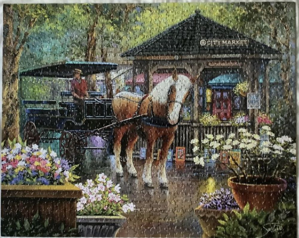 City Market-sold - White Mountain puzzle collectible [Barcode 724819260065] - Main Image 4