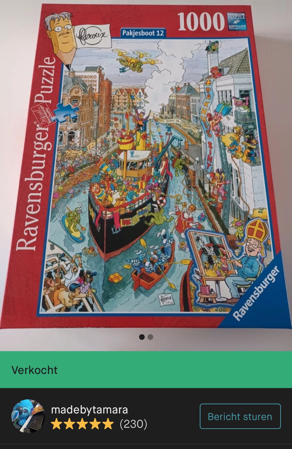 Pakjesboot 12 - Ravensburger puzzle collectible [Barcode 4005556171576] - Main Image 4