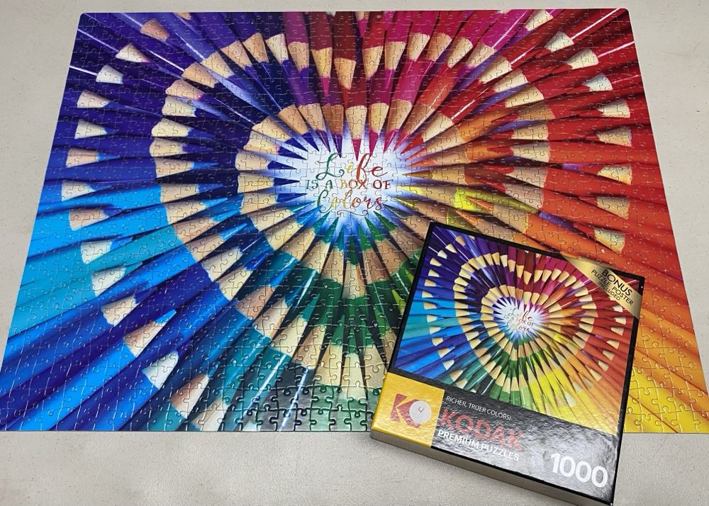 Life Is A Box Of Colors-NIB-FOR SALE - Kodak puzzle collectible [Barcode 4895145435079] - Main Image 2