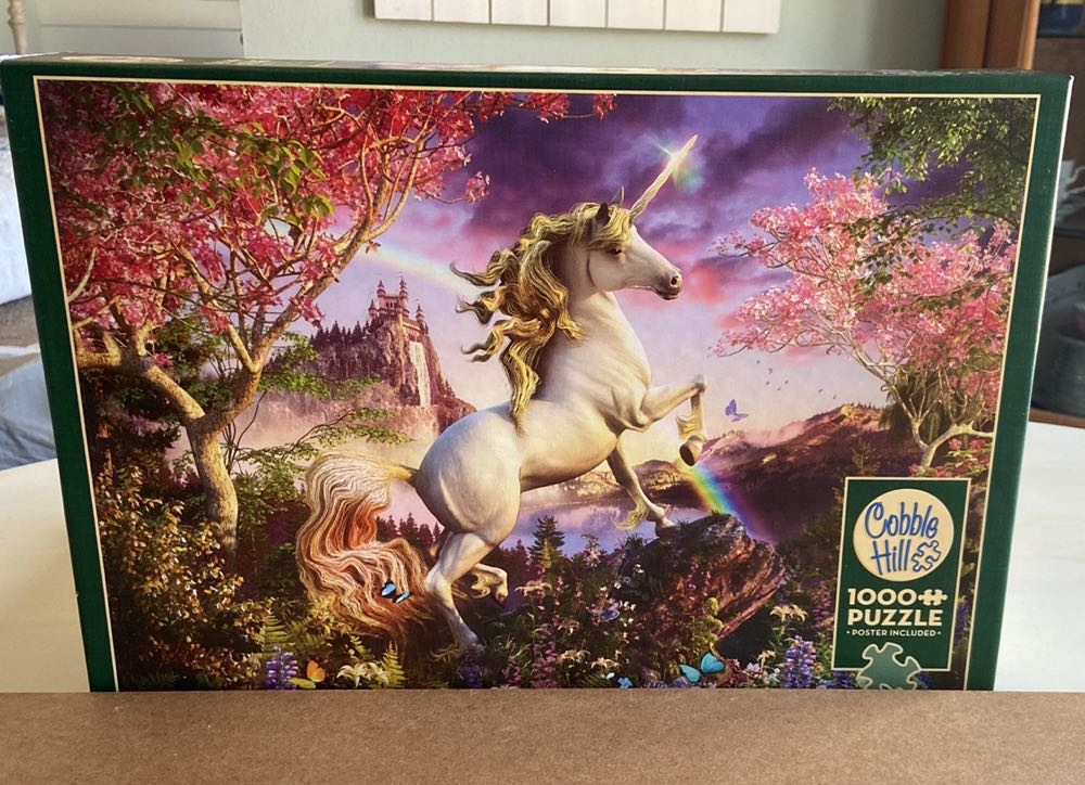 Unicorn - Stephanie - Cobble Hill puzzle collectible [Barcode 625012802321] - Main Image 2