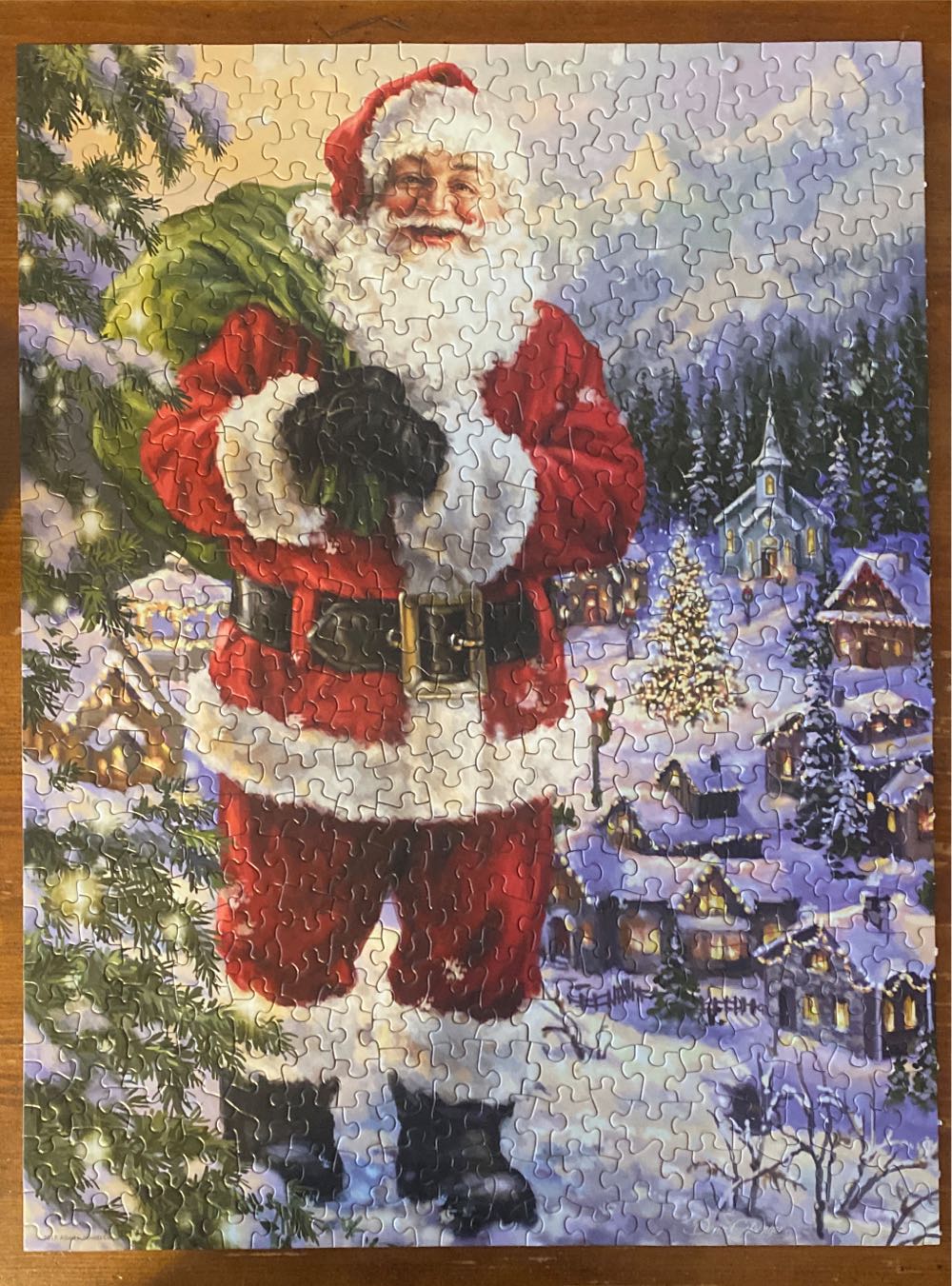 Santa’s Village - Springbok puzzle collectible [Barcode 091683015559] - Main Image 2