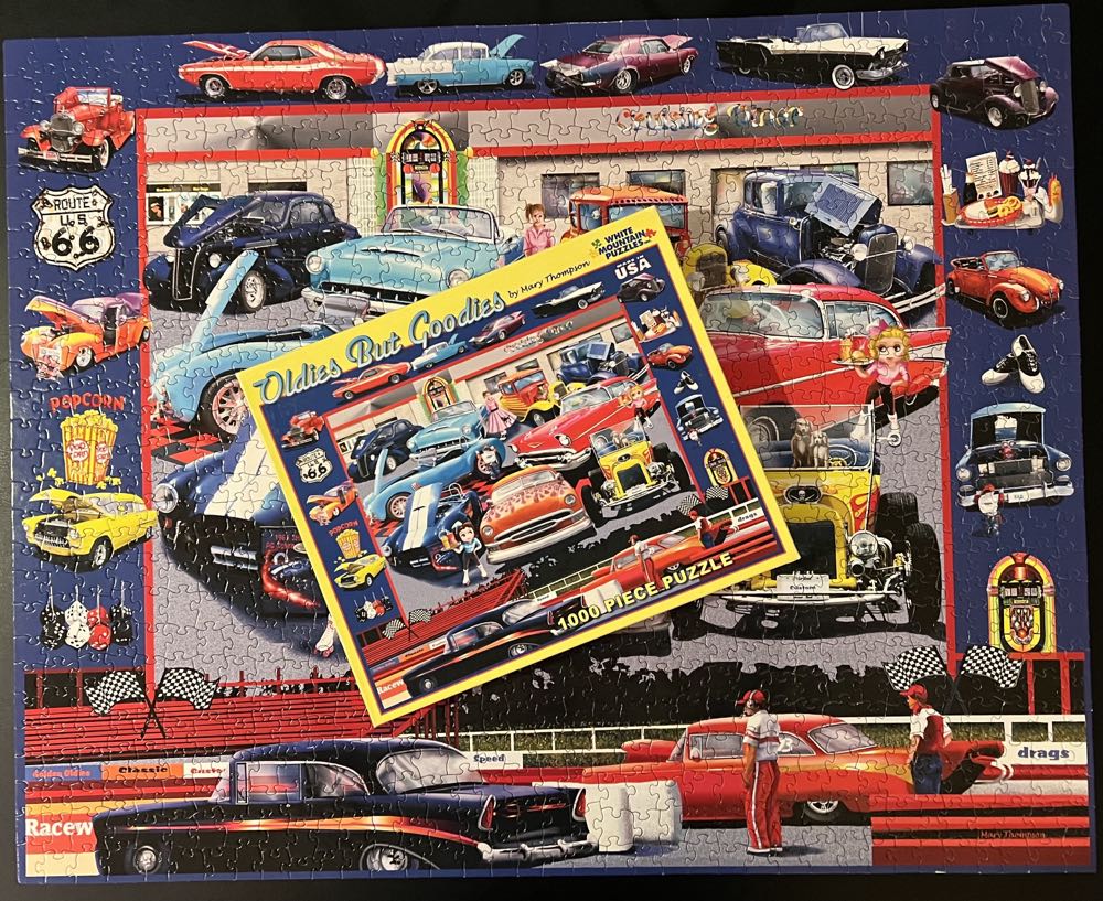 Oldies But Goodies SOLD - White Mountain Puzzles puzzle collectible [Barcode 724819252190] - Main Image 4